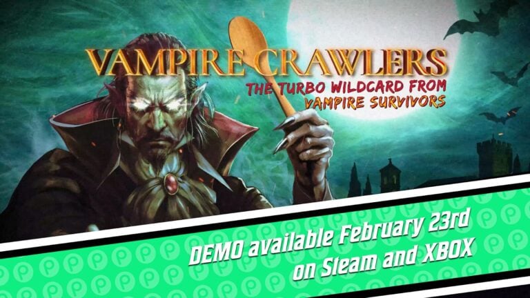 Vampire Crawlers od autorů Vampire Survivors dostane demo už v únoru